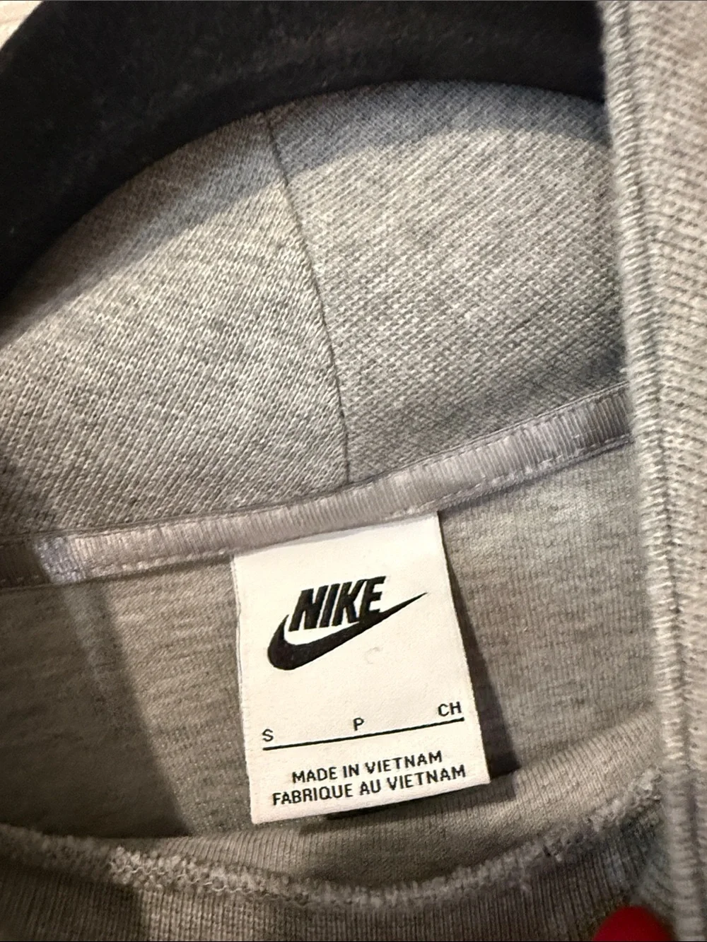 Nike Tech fleece grey turtleneck sweatshirt, small